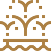 Abstract geometric design with arch patterns.